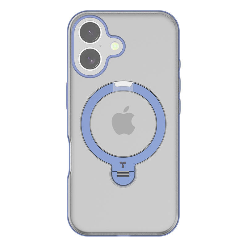 Etui TORRAS Ostand Spin iPhone 16 (niebieskie)