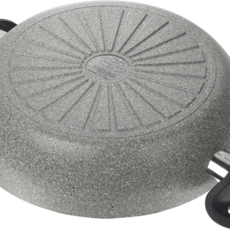 Głęboka patelnia granitowa indukcyjna z 2 uchwytami Ballarini Ferrara - 24 cm - 4
