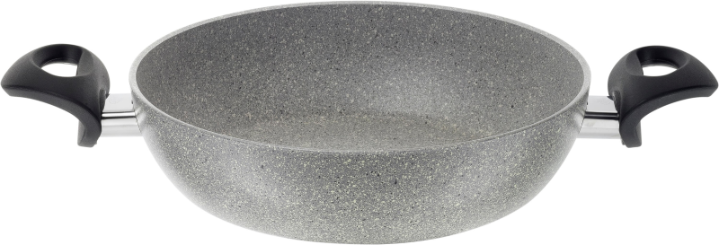  Deep granite induction frying pan with 2 handles Ballarini Ferrara - 24 cm