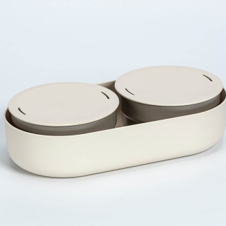 PLASTIA MICROGREENS Kiełkownica + pojemnik 30.5x16 cm beżowy - 3