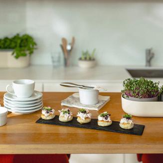 Kiełkownica Urbalive Microgreens + pojemnik beżowy 30x16 cm - 5