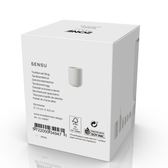 Kubek łazienkowy Zone Denmark Sensu White - 3