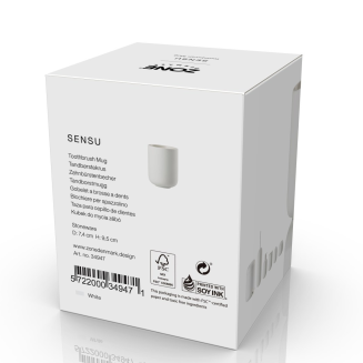 Kubek łazienkowy Zone Denmark Sensu White - 3