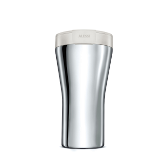 Kubek termiczny Alessi Caffa biały - 2