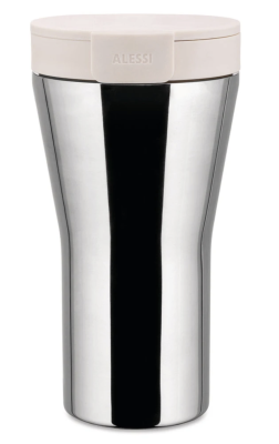 Alessi Caffa thermal mug, white