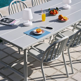 Stół ogrodowy Fatboy Fred's Table Light Grey 220x100x76 cm - 10