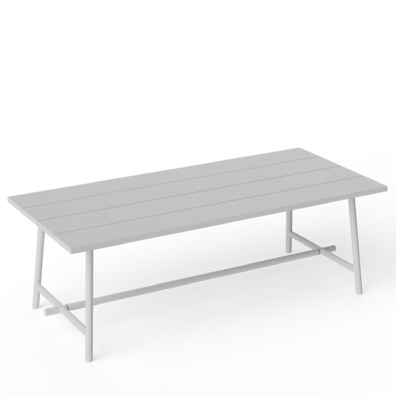Stół ogrodowy Fatboy Fred's Table Light Grey 220x100x76 cm