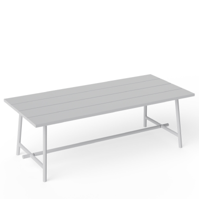  Fatboy Fred's Table Light Grey Garden Table 220x100x76 cm