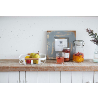 Koszyk Yamazaki Tosca biały 24x22 cm - 5