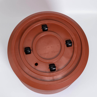 Duża donica samo-nawadniająca okrągła Urbalive Berberis cynamonowy 55 cm - 3