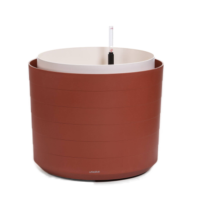 Duża donica samo-nawadniająca okrągła Urbalive Berberis cynamonowy 55 cm