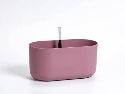 PLASTIA TOLITA Donica samonawadniająca prostokątna z wkładem 31x16 cm różowy