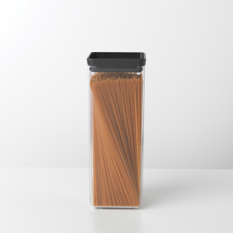 Brabantia Tasty+ Dark Gray kitchen container 2.5l - 2