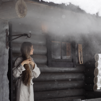 Szlafrok Lapuan Kankurit Terva white-linen L - 6