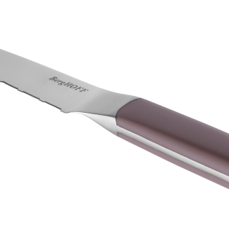 Nóż wielofunkcyjny z ząbkowanym ostrzem BergHOFF Elements Aubergine 11.5 cm - 3
