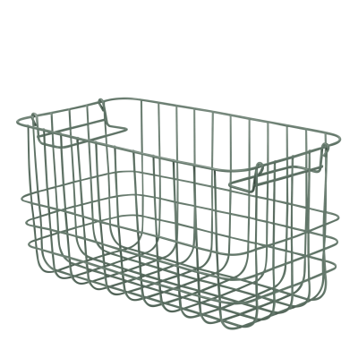 Koszyk druciany Mette Ditmer STORE-IT Thyme Green S