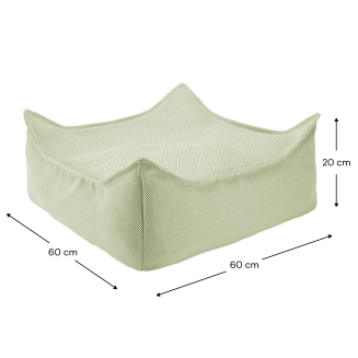 Pufa dziecięca Wigiwama Square Ottoman OUTDOOR Herba - 2
