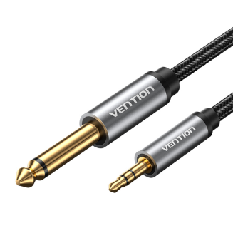 Kabel audio mini jack 3.5mm męski do jack 6.35mm męski Vention BCYHJ 5m - 2