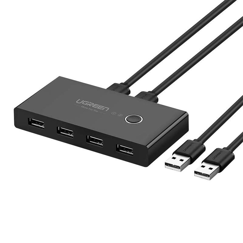  UGREEN 30768B 4xUSB 3.0 USB Switch (Black)