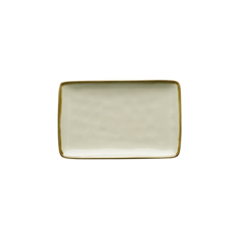  Rose&Tulipani | Set of 4 Concerto Avorio rectangular plates - Ivory, 20 x 13 cm