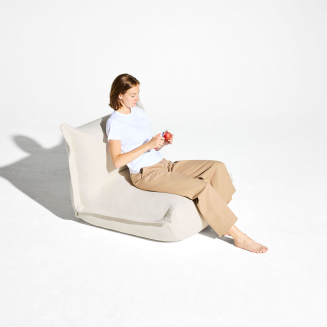 Fotel Fatboy The BonBaron Slim Boucle Creme 120x120x75 cm - 8