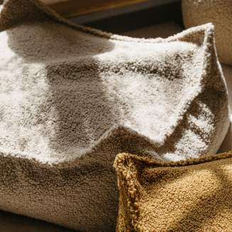 Pufa dziecięca Wigiwama Square Ottoman Maple - 6