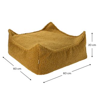  Wigiwama Square Ottoman Maple Children's Pouf - 2