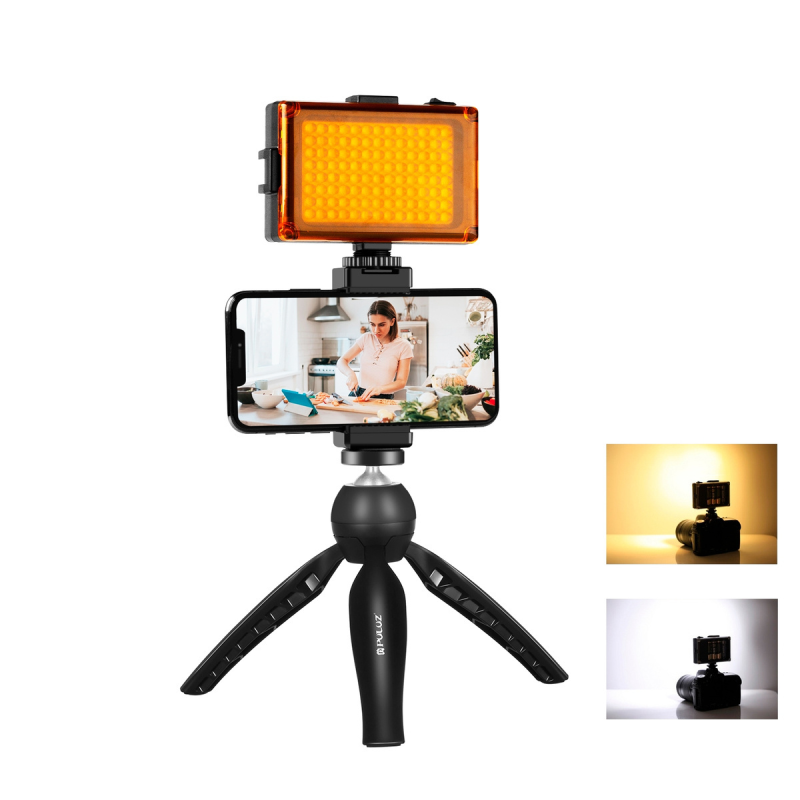 Zestaw do nagrywania PULUZ PKT3131B statyw+lampa+klamra