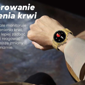 Smartwatch Męski GRAVITY GT16-2 Black / Czarna Bransoleta - 12