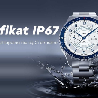 Smartwatch Męski GRAVITY GT16-2 Black / Czarna Bransoleta - 17