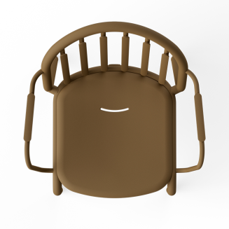 Krzesło ogrodowe z podłokietnikami Fatboy Fred's Armchair Mochaccino - 4