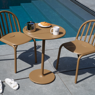 Krzesło ogrodowe z podłokietnikami Fatboy Fred's Armchair Mochaccino - 9