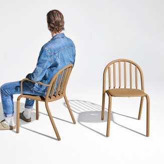 Krzesło ogrodowe z podłokietnikami Fatboy Fred's Armchair Mochaccino - 8