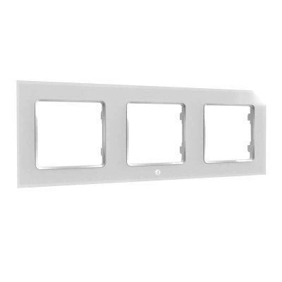  SHELLY triple frame (white)