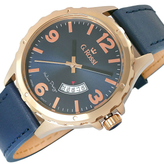 Zegarek Męski G.Rossi 10273A-6F3 + BOX - 3