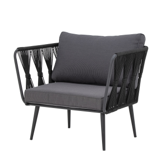 Krzesło ogrodowe Bloomingville Pavone Black - 3