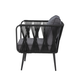  Bloomingville Pavone Black garden chair - 7