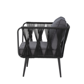 Krzesło ogrodowe Bloomingville Pavone Black - 7