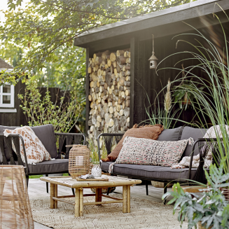  Bloomingville Pavone Black garden chair - 2