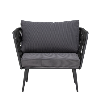 Krzesło ogrodowe Bloomingville Pavone Black - 5