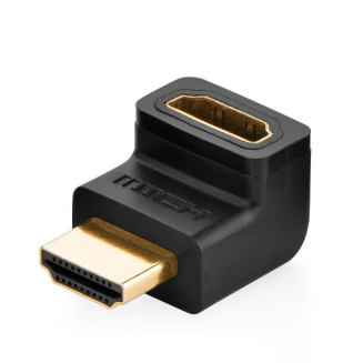 Adapter UGREEN HD112 HDMI-HDMI kątowy (górny) - 2