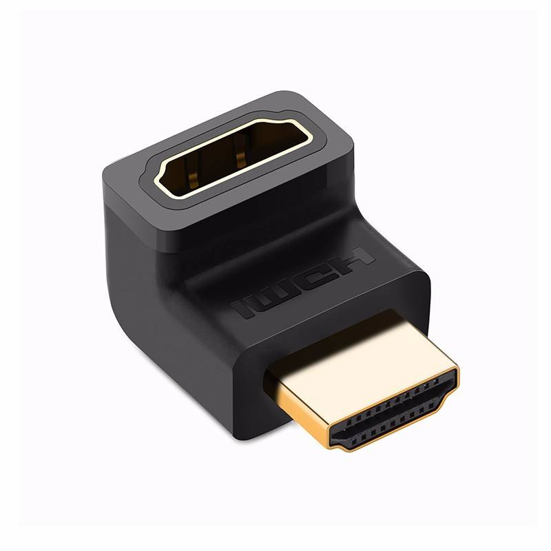  UGREEN HD112 HDMI-HDMI adapter angled (top)