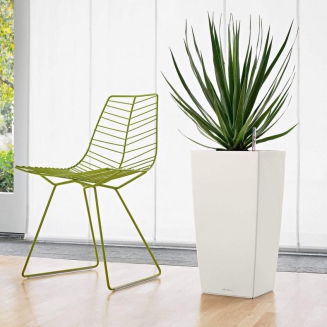  Lechuza Cubico Premium 22 flowerpot | 30 | 40 | 50 white gloss - 10