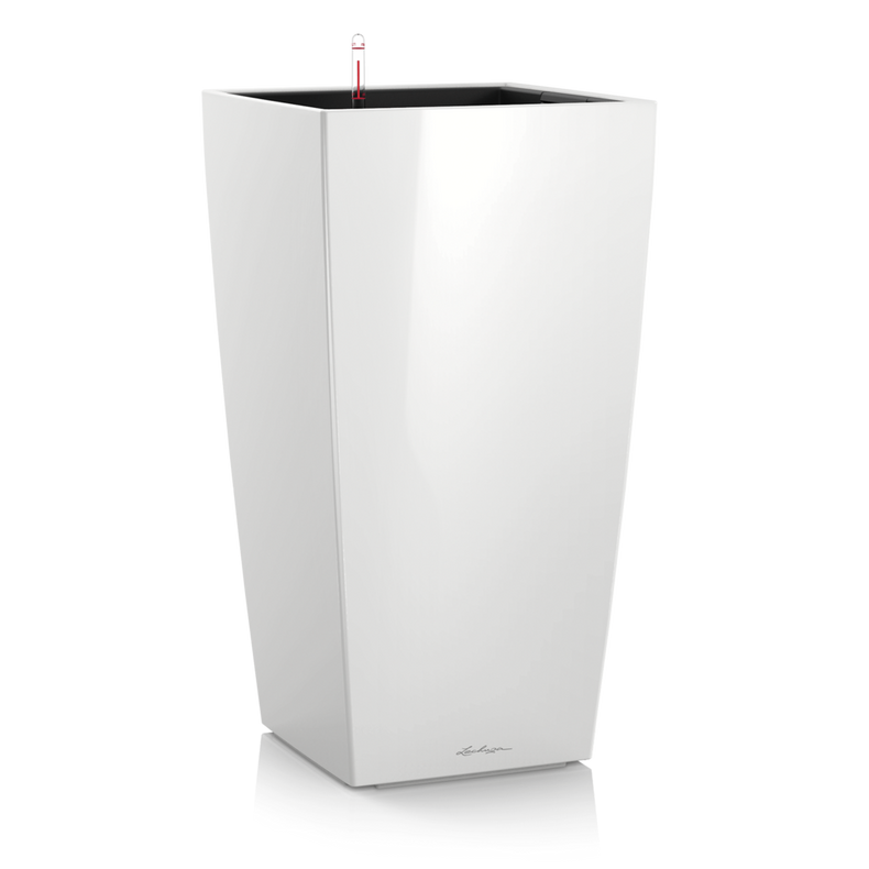  Lechuza Cubico Premium 22 flowerpot | 30 | 40 | 50 white gloss