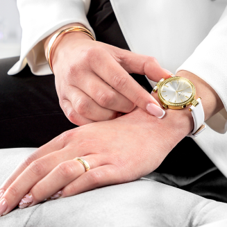 Zegarek Damski Giewont Sapphire Złoto Srebrny GW9890-A2 - 6