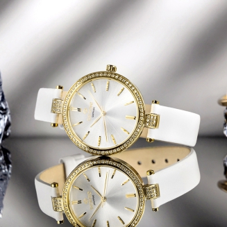 Zegarek Damski Giewont Sapphire Złoto Srebrny GW9890-A2 - 7