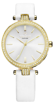 Zegarek Damski Giewont Sapphire Złoto Srebrny GW9890-A2