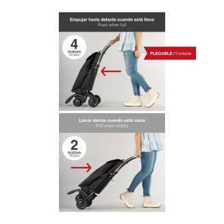 Wózek zakupowy Rolser I-Max MF 4L TOUR Denim - 9