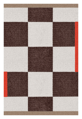 Dywanik Mette Ditmer SQUARE All-Round Brown 55×80 cm