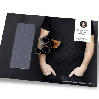 Zestaw 4 podkładek pod talerze Bitz Royal Blue&Sand - 4